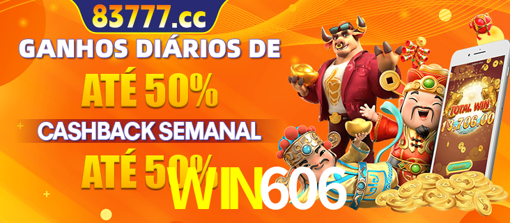 Anúncio de um membro ganhador do cassino WIN606 que ganhou R$2.193.486,00 jogando o slot PG Fortune Tiger, com os mascotes do jogo comemorando o prêmio.