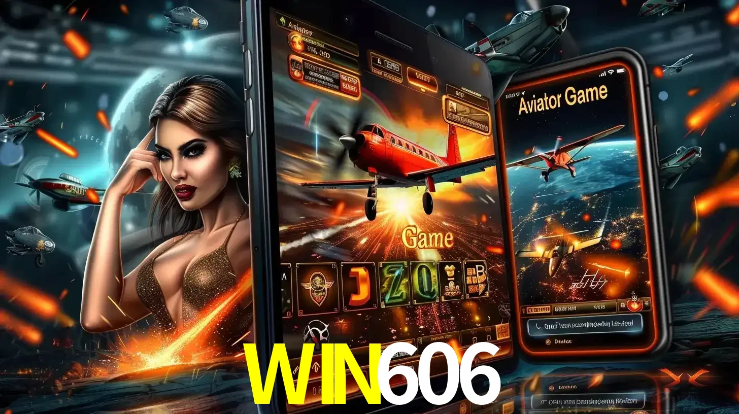 Mulher estilosa cercada por telas que exibem a jogabilidade do Aviator, capturando a intensidade e a estratégia deste popular crash game oferecido pelo WIN606.